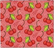 RHAIYAN Drying Mat Red Cherries Heat Insulation Holder Dish Cup Draining Pad Kitchenware Specific