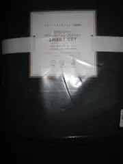 Pottery Barn Teen Organic Essential Jersey Sheet Set - Size Twin XL - NWT
