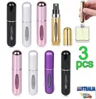 Refillable Perfume Atomiser Mini Travel Sample Scent Pump Spray Bottles Set 5ml