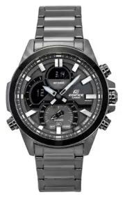 Casio Edifice Smartphone Link Bluetooth Alarm Timer ECB-30DC-1B 100M Mens Watch
