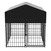 FIN Extra Large Welded Wire Dog Kennel Pet Playpen Outdoor Heavy Duty Dog Crate Cage