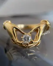 Promise Engagement Ring D/VVS Tester Passing Moissanite Jewelry Real In 925 SS