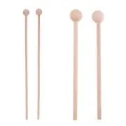 Marimba Xylophone Percussion Drum Mallets Sticks Hard Wooden for Kids Gift