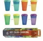 MANNA 12 Pack HOT Color Changing Reusable To-Go Cups Set 16oz 473mL #11