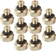 Abaodam 10Pcs Low Pressure Misting Nozzle Durable Resistant Atomizing Sprayer for Outdoor Cooling and Garden Watering for Efficient Irrigation and Roof Cooling