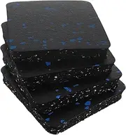 ibasenice Treadmill and Elliptical Machine Noise Reduction Mat Soundproof Floor Pad Vibration Mats and Easy to Clean