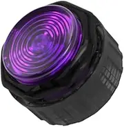 Gamerfinger Mechanical Button HBFS-24-SCREW BLACK 24mm with Cherry Switches for Fightbox Hitbox Snackbox (10PCS Purple)