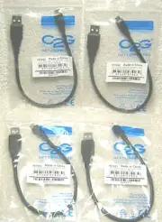 C2G 1FT USB 2.0 A TO MICRO-USB B CABLE - USB CABLE - PHONE CHARGING CABLE QTY 4