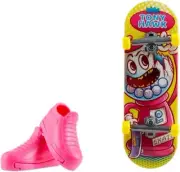 Mattel - Hot Wheels Skate Tony Hawk Root Canal Finger Skateboard + 1 Pair of Sho