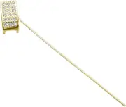 OSALADI Sterling Silver Pendant Clasp with Long Pin for Jewelry Making Durable Decorative Connection Buckle for Necklaces and Charms Versatile Accessory