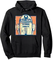 [STAR WARS] R2-D2 Vintage Distressed Retro Sticker Icon Hoodie