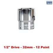 Kincrome K2883 - Socket 1/2" Drive 32mm Mirror Polish
