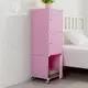 【藤立方】組合3格收納置物櫃(3門板+附輪)-DIY