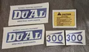DU-AL MODEL 300 LOADER Decal Set - Five Decals - Quality Reproduction