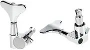 ibasenice Bass Machine Head Tuners 4pcs 2l2r Bass Tuning Pegs Zinc Alloy Replacement