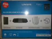 NIB Linksys F5Z0644 All-in-One Home Wi-Fi Bundle: Cable Modem Router + Extender