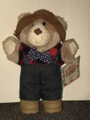 1986 Wendy’s Furskins Happy Meal Bear, Farrell Furskins, NWT