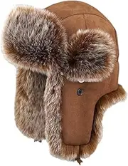 [DJG DIAL] Winter Trapper Hat, Multifunction Adjustable Aviator Pilot Hat Warm Russian Ushanka Bomber Hats with Ear Flaps Windproof Outdoor