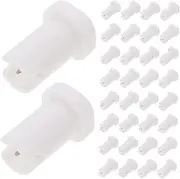 EPIGEIST 100pcs Eyelash Glue Bottle Needles Anti-blocking for Easy Application for Eyelash Extensions and Storage