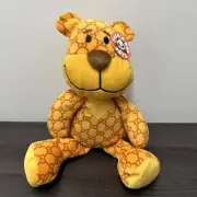 NWT RARE Monogram Tiger Plush Toy Slobby Robby / Peekaboo Toys Imranpotatoe