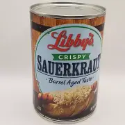 Libby's Crispy Sauerkraut Barrel Aged 14.5 Oz Can EXP 11/25