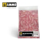 AMMO by Mig Jimenez Pink and Gold Marble Sheets (2 Laminated Cardboards)