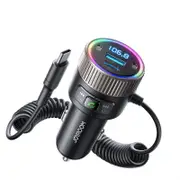 Catzon Bluetooth 5.4 Car Adapter 60W FM Transmitter Music Player Hands Free Call