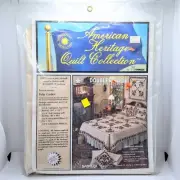 Smithsonian American Heritage Tulip Garden Quilted Pillow Shams Kit Flowers