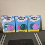 3-packs, 6 Sensory disks. Sensory Fidget Fun 3+, ADHD, S10