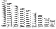 10Pcs Compression Spring Wire Dia 0.4mm 304 Stainless Steel Y-Type Compressed Spring Return Spring Length 5-50mm(15mm,12mm)