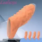 Sex Reusable Condoms Penis Extender Sleeve Delay Ring Enlargement Sleeve Toy Men
