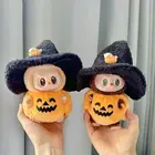 POP MART The Monsters Labubu Macarons Halloween Black Hat Pumpkin Clothes No Toy