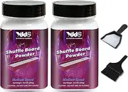 YDDS Shuffleboard Sand - Shuffleboard Wax with Mini Dustpan and Mini Brush Set for Shuffleboard Table, 2 Cans