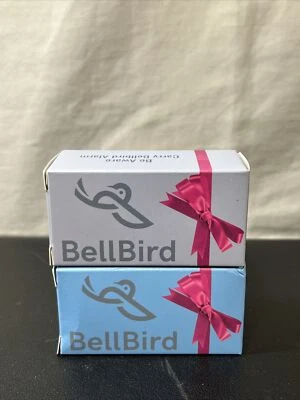Bellbird Set of 2 Rechargeable Safety Alarms w/ Gift Box •Grey & Blue•