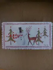 Lang ~ Whimsy Winter Recipe Card Box/12 Recipe Cards ~ Cooking Tips/Dividers NEW