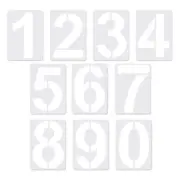 8 Inch 12 Inch Number Stencils 20 Pack Reusable Plastic Numbers Templates Set...