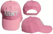 United States Army 3-D Letters Pink Adjustable Embroidered Cap Hat - Licensed