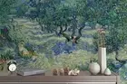 3D Olive Grove Wallpaper Wall Mural Removable Self-adhesive 76