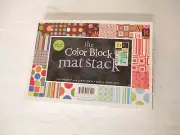 The Color Block 162 Sheets Mat Stack Paper Prints Cardstock Acid Free