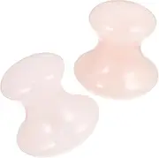 GANAZONO 2Pcs Natural Powder Crystal Scraping Board Face Massaging Rods Smooth Edges for Skin Care Durable Massaging Tools for Muscle Relief for