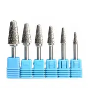 1PC 6mm Shank TCT Carbide Rotary Burr Die Grinder Carving Drill Bits
