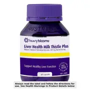 Henry Blooms Liver Health Milk Thistle Plus 60 Capsules