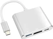 USB C Digital AV Multiport Adapter With HDMI 4K 60Hz Output, USB 3.0 & C Fast Charging Ports for Apple MacBook Pro 2016-2023 Air M1 M2 2018-2023, iPad Pro iMac, and More USB-C Devices