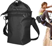 Bouldering Chalk Bag,Large Capacity Backpack for Yoga - Spillproof Chalk Bag with Zippered Pocket for Rock Climbing and Gym Sports