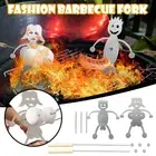 New Hotdog Boy And Marshmallow Woman Roaster With Sticks, Cooker Skewer