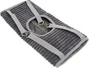 JUMPLAWN Small Animals Hammock Cozy Ferret Hideout Nest Pet Tube Hammock Soft Hanging Tunnel for Hamsters Rats Chinchillas for Cage Play Sleep Grey