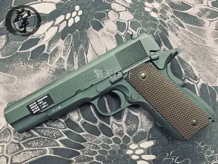 擎天戶外✦二館✦ 只賣最便宜 KWC代工 MILBRO M1911 經典戰術 仿真平底彈匣 全金屬CO2手槍