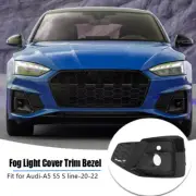 1PC Front Fog Light Frame Grille Cover Left Side For AUDI A5 S5 S Line 2020-2024 (for: Audi)