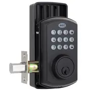 MEC Digital Motorised Smart Lock 50 User Codes Auto-Lock Backlit Keypad Matte Black
