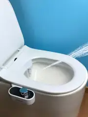 Bidet Fresh Water Spray Toilet Seat Attachment Electric Hot Cold Dual Nozzle